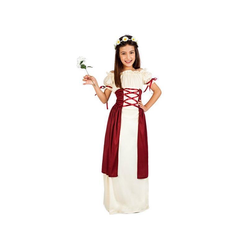 polilla aborto escotilla disfraz niña medieval de festival talla 10-12